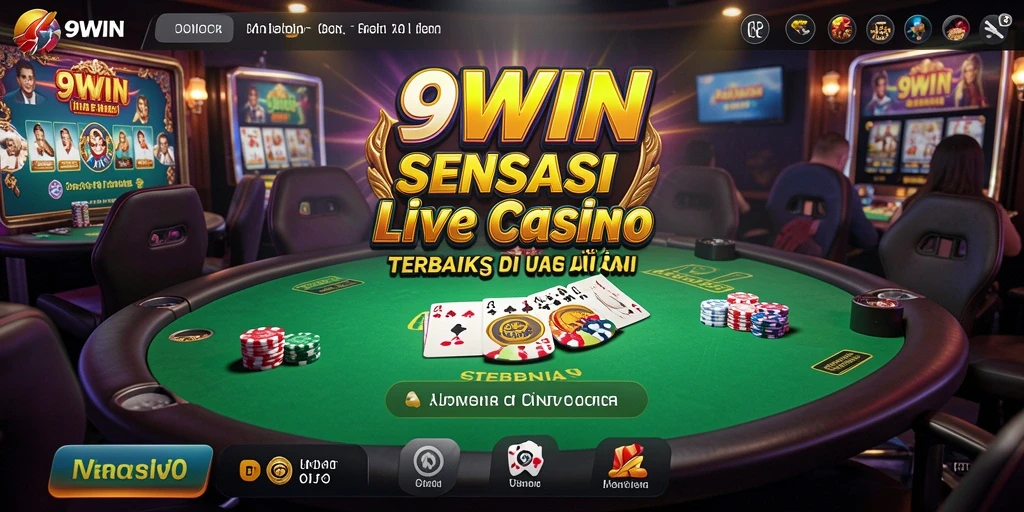 Tampilan gameplay Live Casino yang mendebarkan di 9WIN.