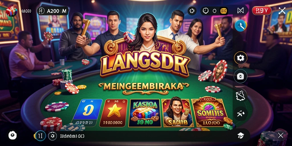 Tampilan gameplay A200M yang menakjubkan dan interaktif.