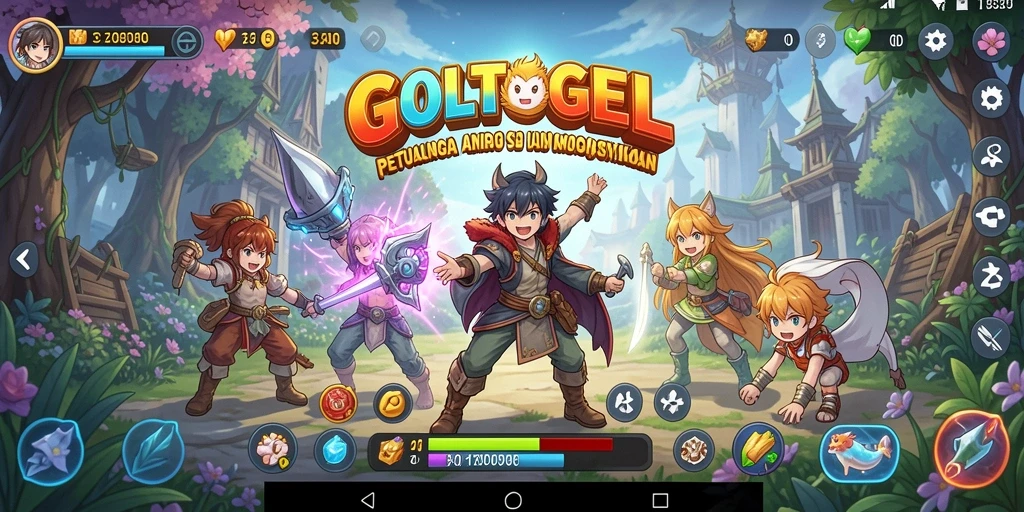 Gameplay GOLTOGEL yang menarik dengan karakter Anime yang dinamis.