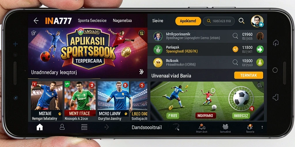 Tangkapan layar utama gameplay Sportsbook INA777 yang menarik.