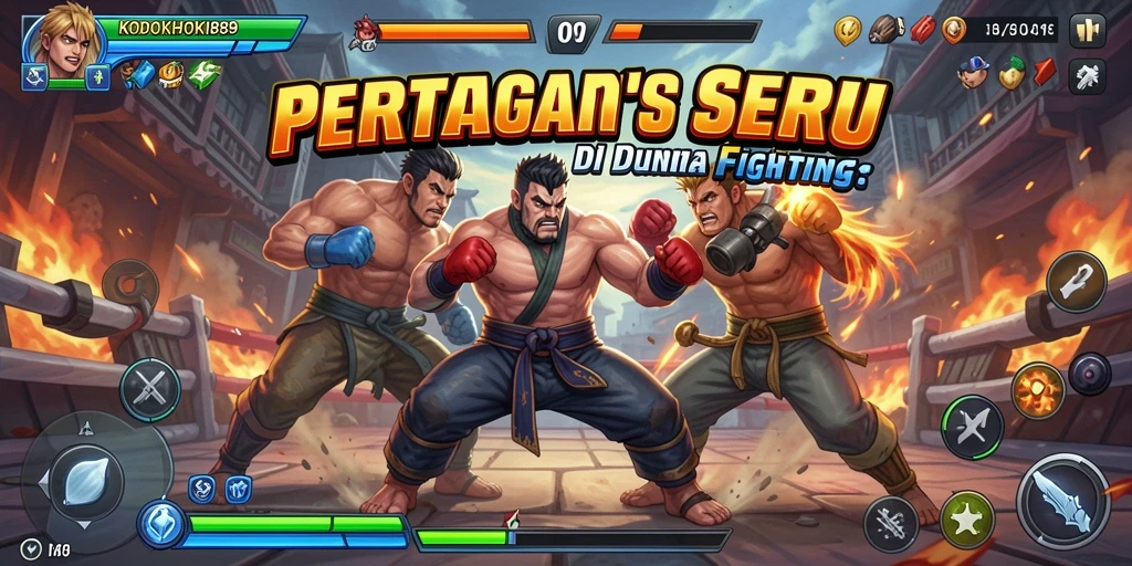 Tampilan aksi pertarungan seru di KODOKHOKI889.
