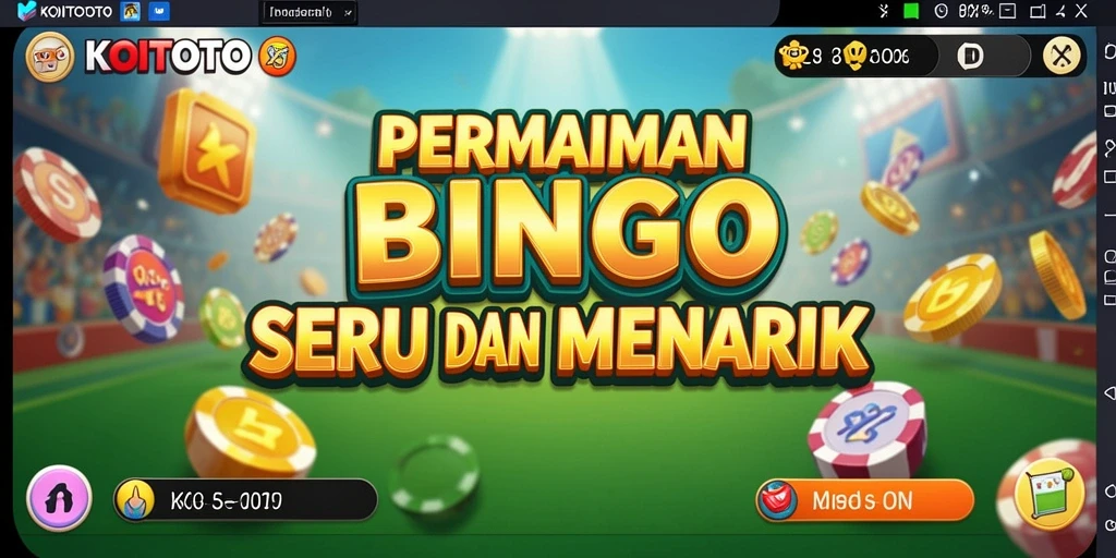 Tampilan menarik dari permainan Bingo di KOITOTO yang mengasyikkan.