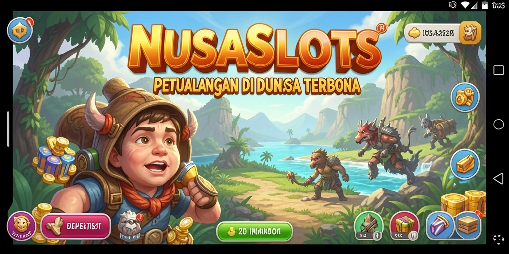 Tampilan gameplay Open World yang menarik dan menakjubkan di NUSASLOTS.