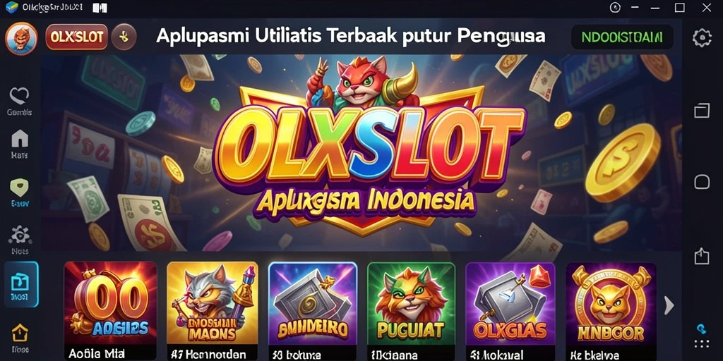 Tampilan utama OLXSLOT dengan fitur utilitas yang bermanfaat.