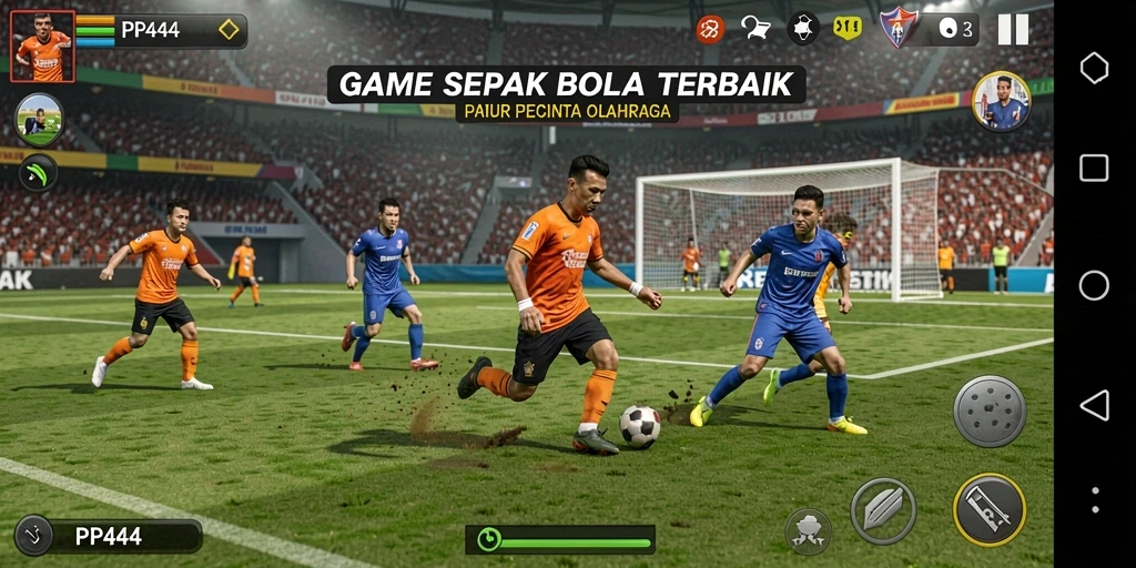 Tampilan gameplay PP444 yang realistis dan mendebarkan.