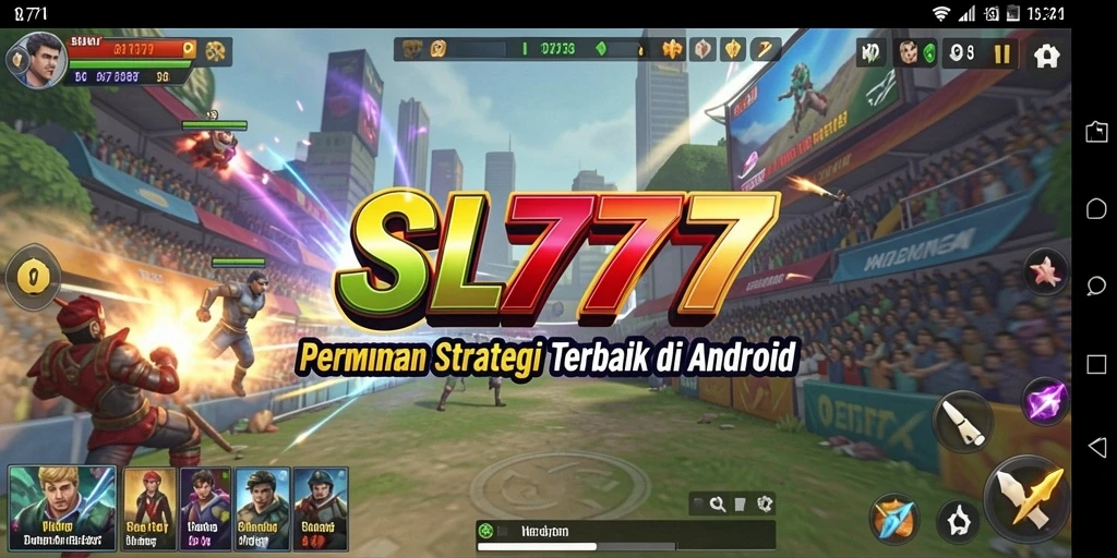 Tangkapan layar menampilkan aksi strategis dalam SL777.