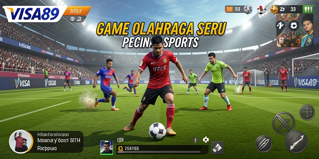 Gameplay seru dalam VISA89 dengan grafik dan kontrol responsif.