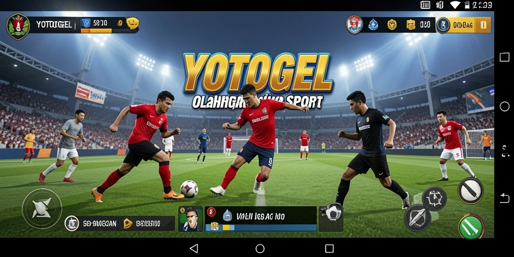 Tampilan gameplay seru dari YOTOGEL yang menonjolkan olahraga.