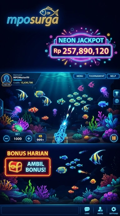 Tampilan antarmuka pengguna dari mposurga yang menarik dan intuitif.